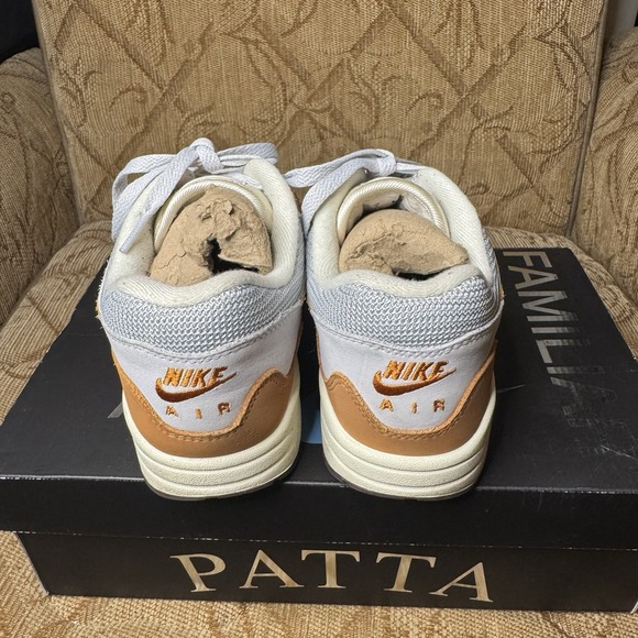 Size 7 - Nike Air Max 1 Patta Waves‎ Monarch Comes With Bracelet & Box! - Picture 6 of 12